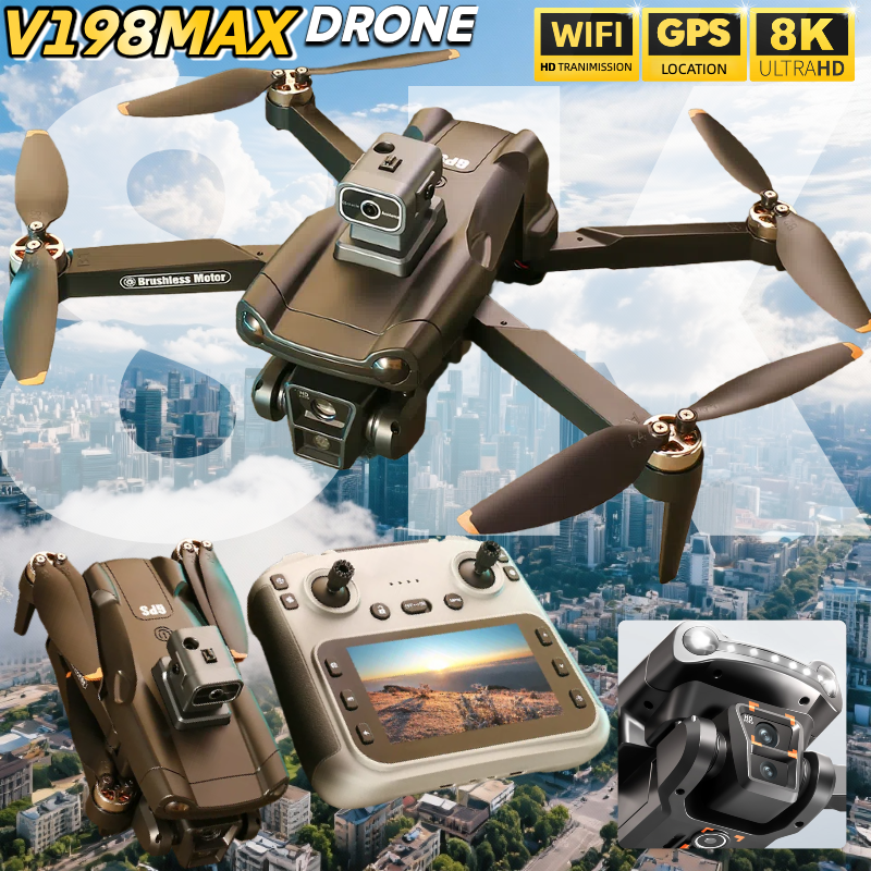 NEW for Genuine V198 MAX Drone - Drone Camera Thermal incelemesi ve fiyatı