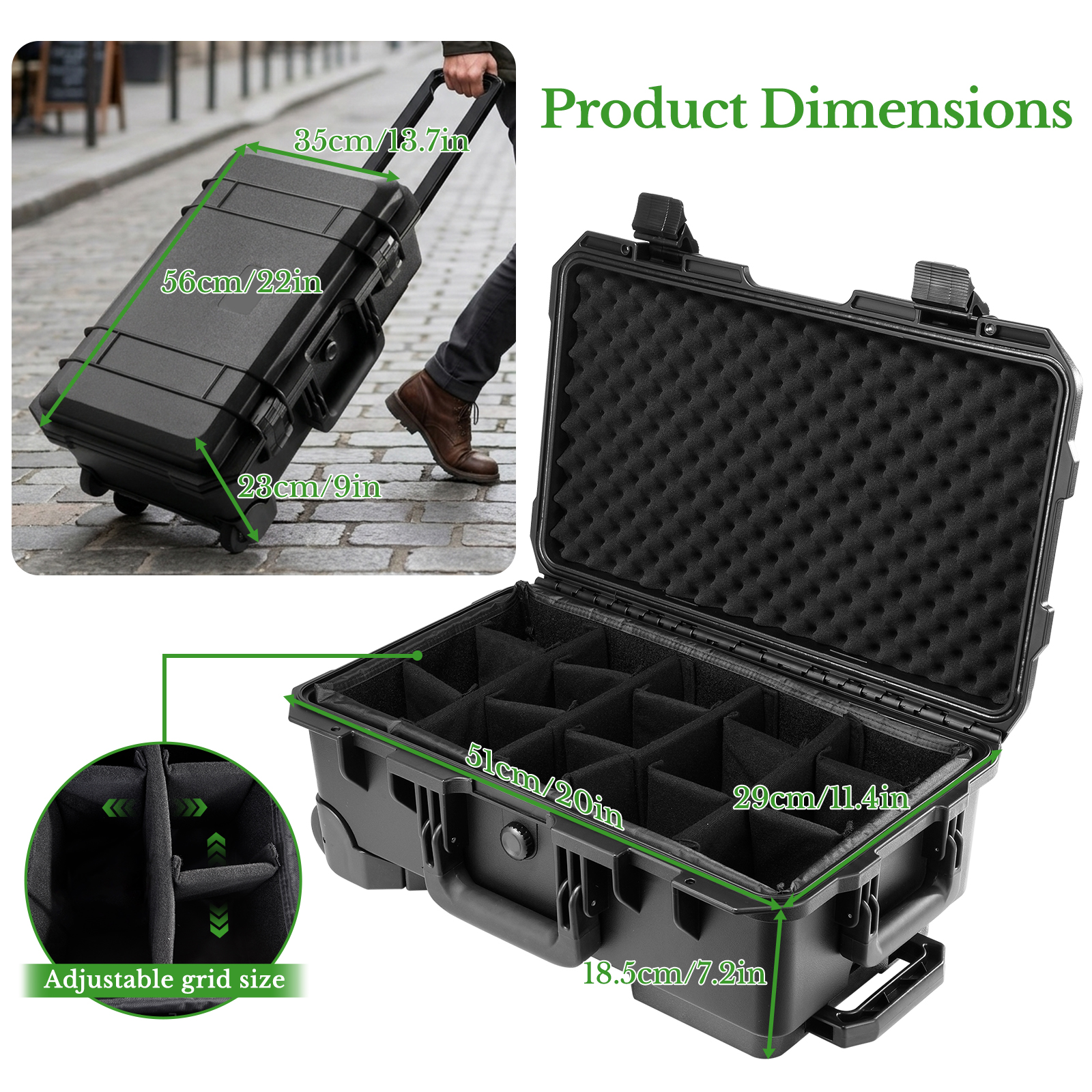 Professional Large Hard Rollin - Drone Camera Professional incelemesi ve fiyatı