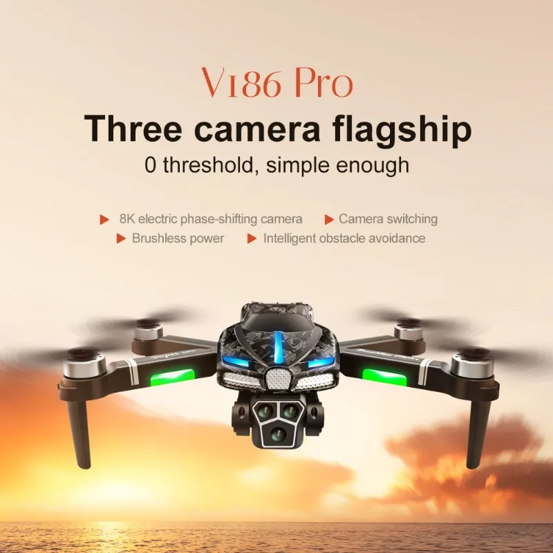 New V186 Pro Drone Professiona - Drone Camera With Gimbal incelemesi ve fiyatı