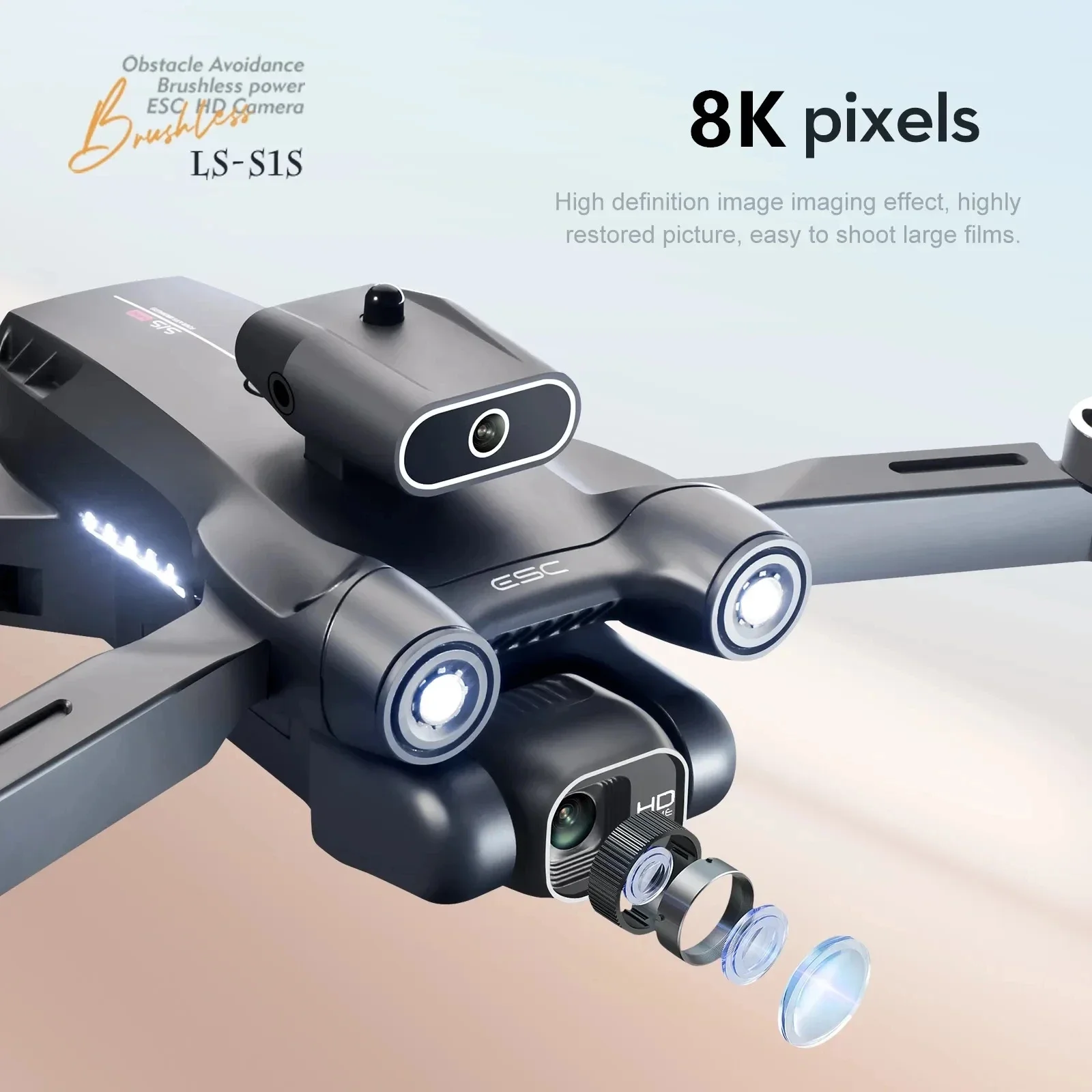 New S1S 5G GPS Drone Camera 8K - Drone Camera Professional incelemesi ve fiyatı