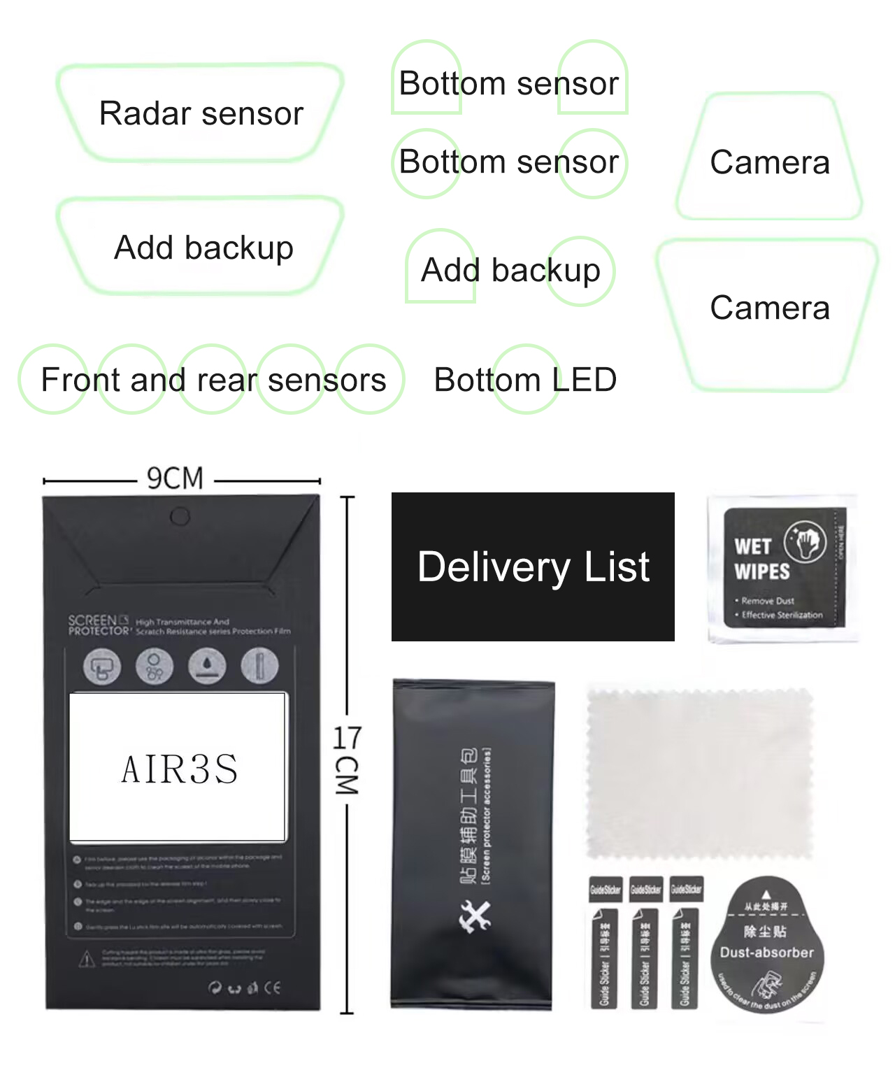 ​Lens Sensor Protective Film f - Drone Camera Filter incelemesi ve fiyatı