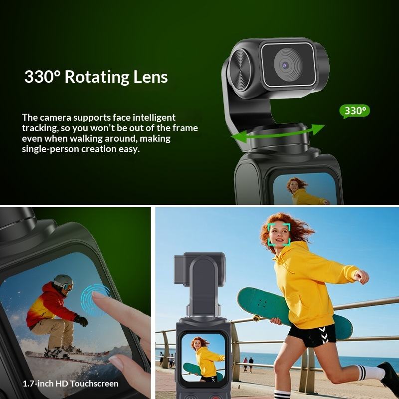 4K Ultra One-tap WiFi Pocket G - Drone Camera Stabilized incelemesi ve fiyatı