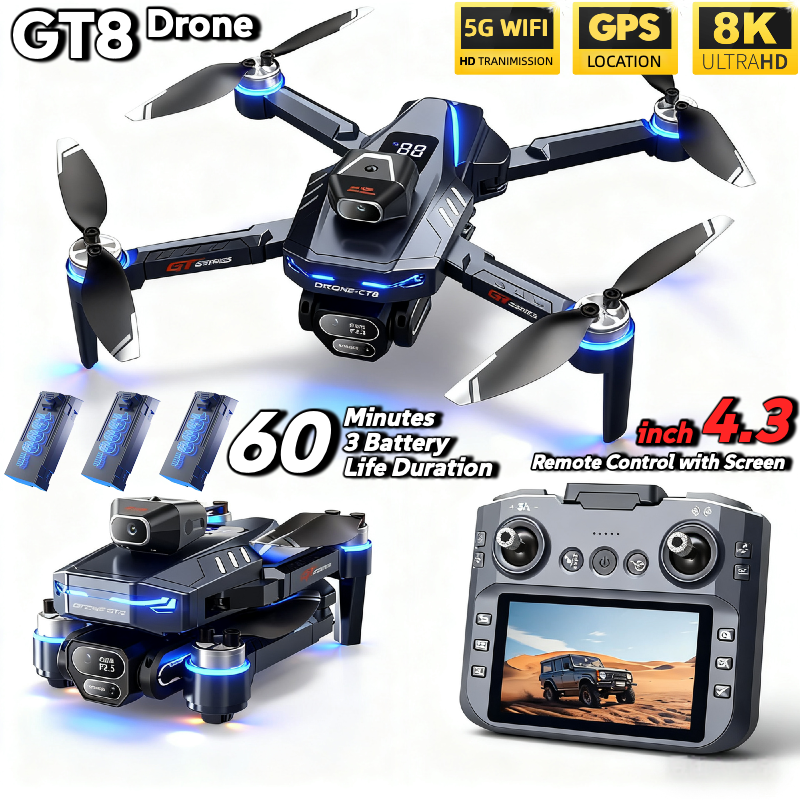 For Genuine GT8 Drone 4K Profe - Drone Camera Thermal incelemesi ve fiyatı