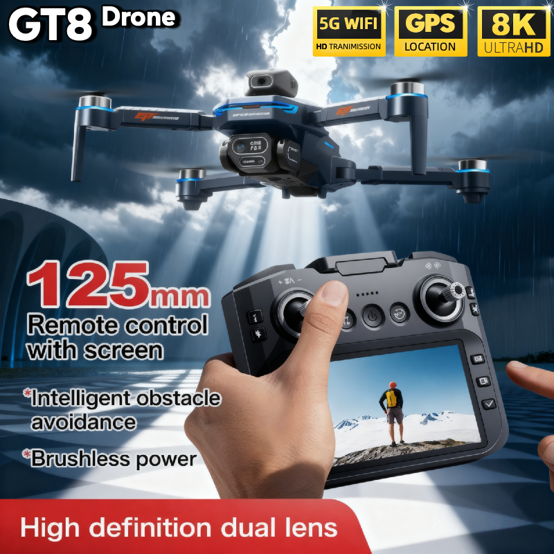 For Genuine GT8 Drone 4K Profe - Drone Camera Thermal incelemesi ve fiyatı