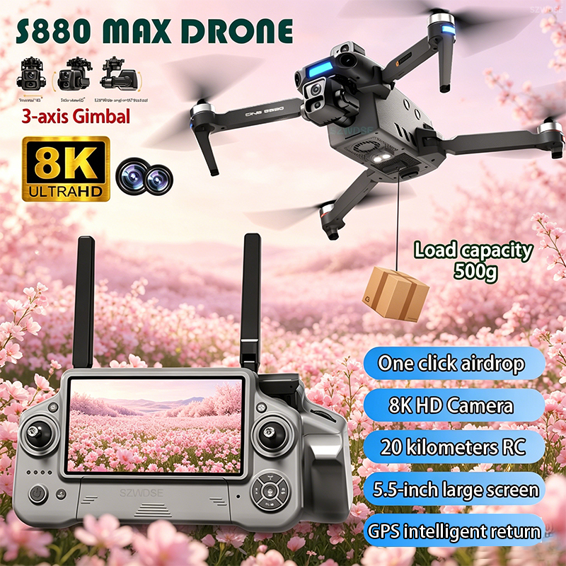 2026 New 8K Dual Camera Drone  - Drone Camera Mount incelemesi ve fiyatı