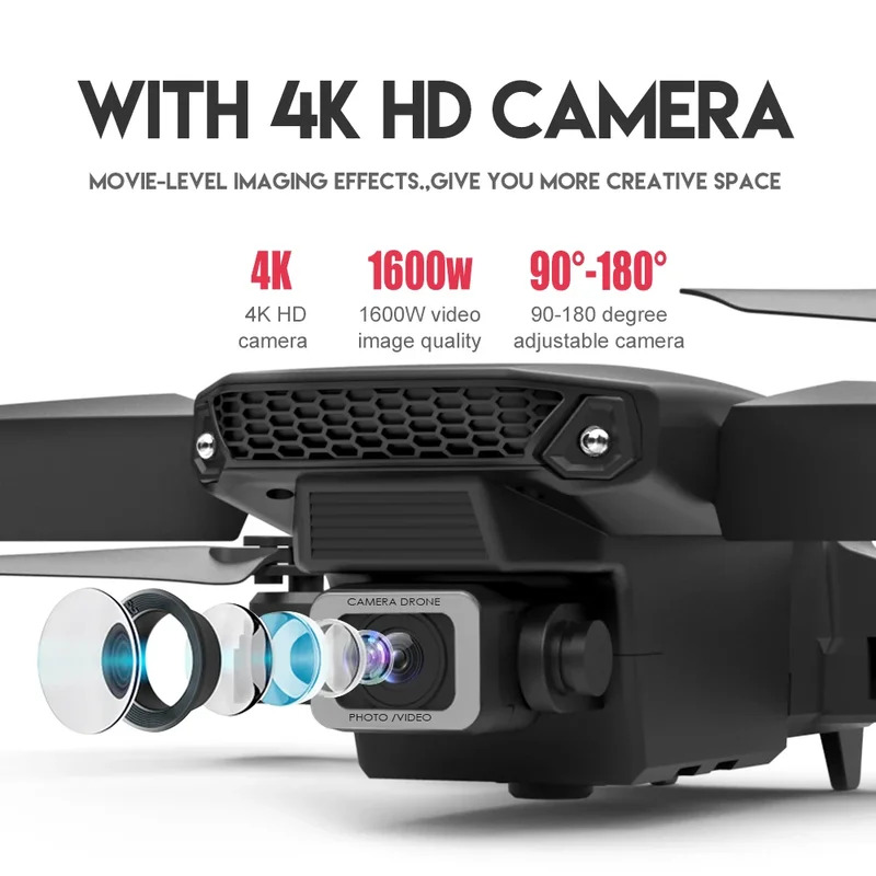 E88 ProIntelligent Folding Dro - Drone Camera 4K incelemesi ve fiyatı