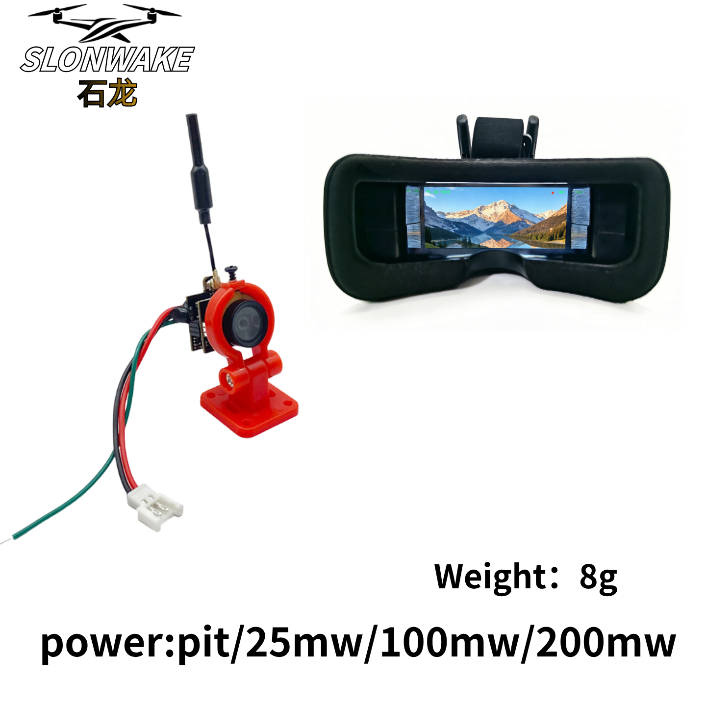 Slonwake 5.8G 48CH 200mW FPV D - Drone Camera Wide Angle incelemesi ve fiyatı