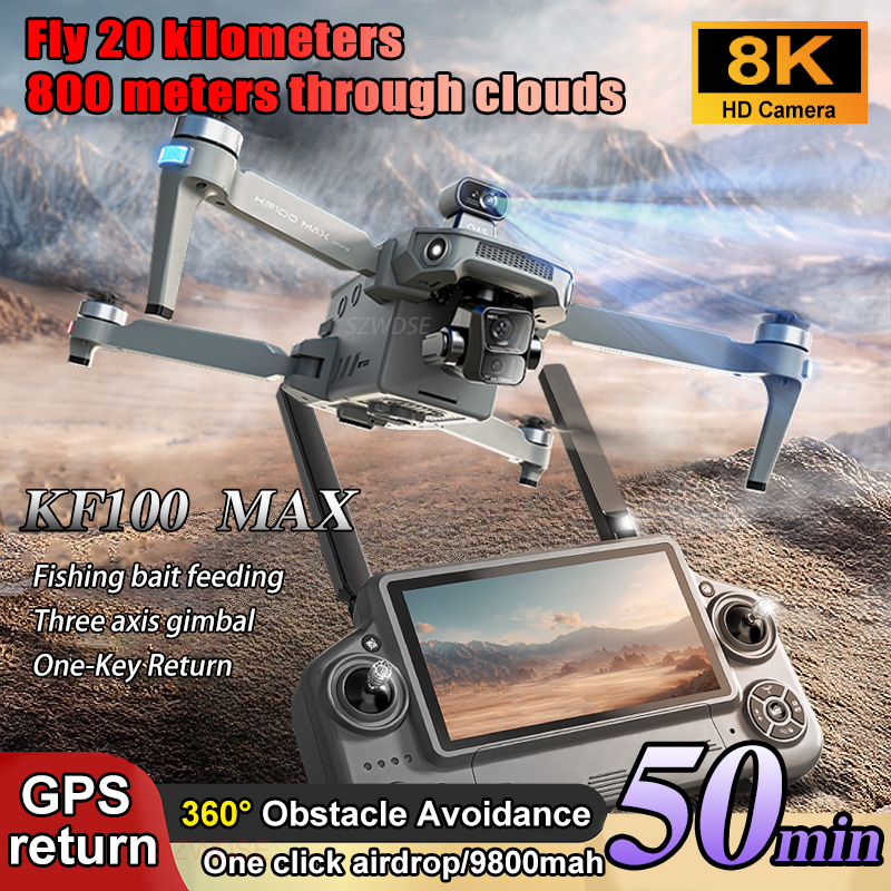 SJRC KF100 MAX 8K UHD Photo HD - Drone Camera Professional incelemesi ve fiyatı