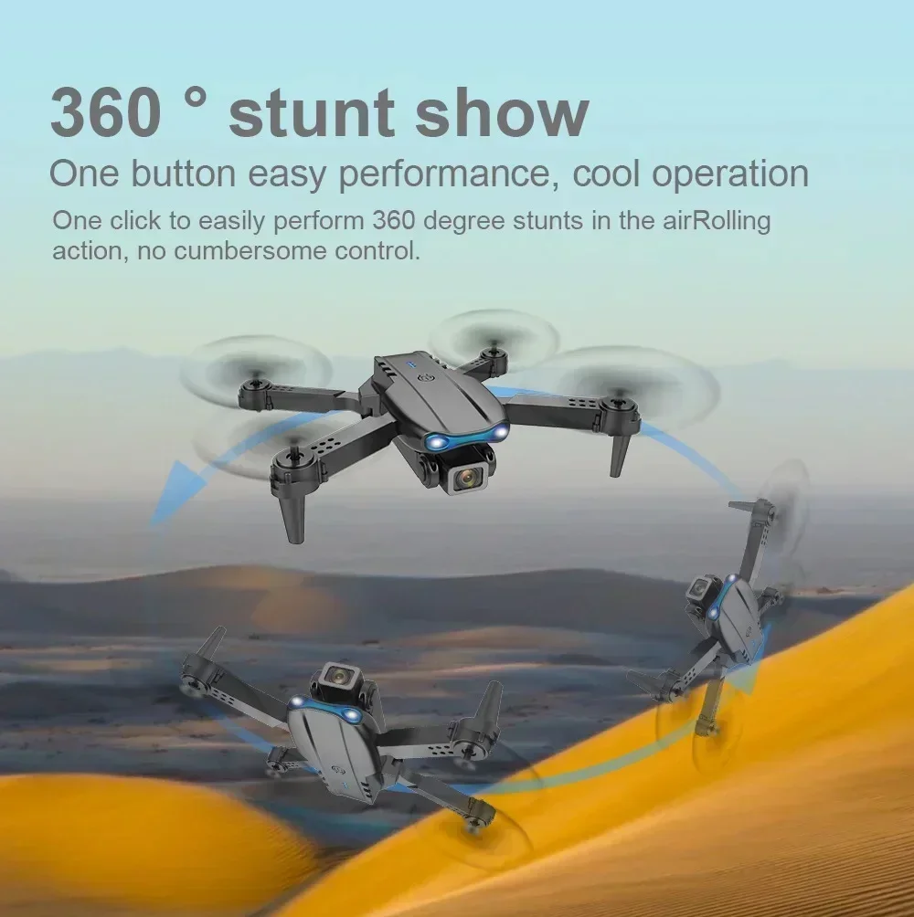 E99 Pro Foldable RC Quadcopter - Drone Camera Wide Angle incelemesi ve fiyatı