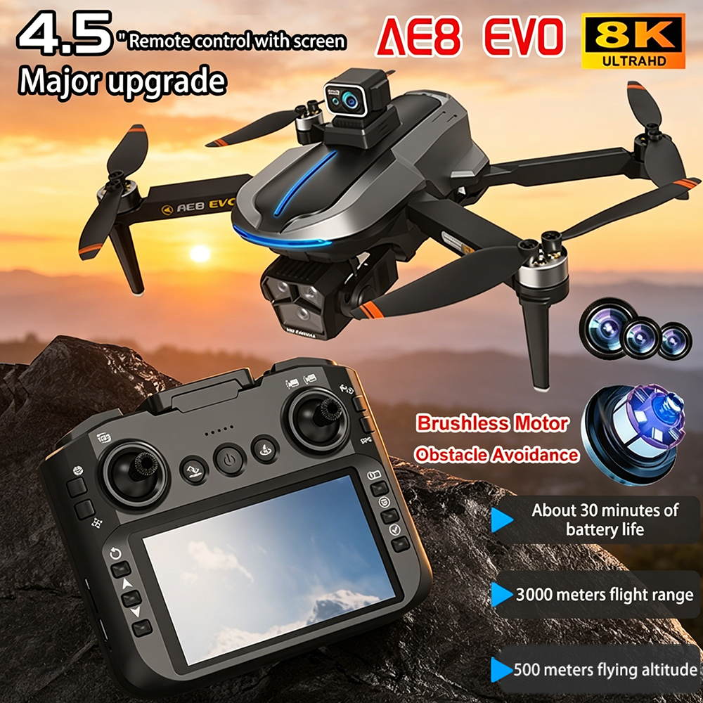 AE8 EVO Drone 4K Professional  - Drone Camera Night Vision incelemesi ve fiyatı