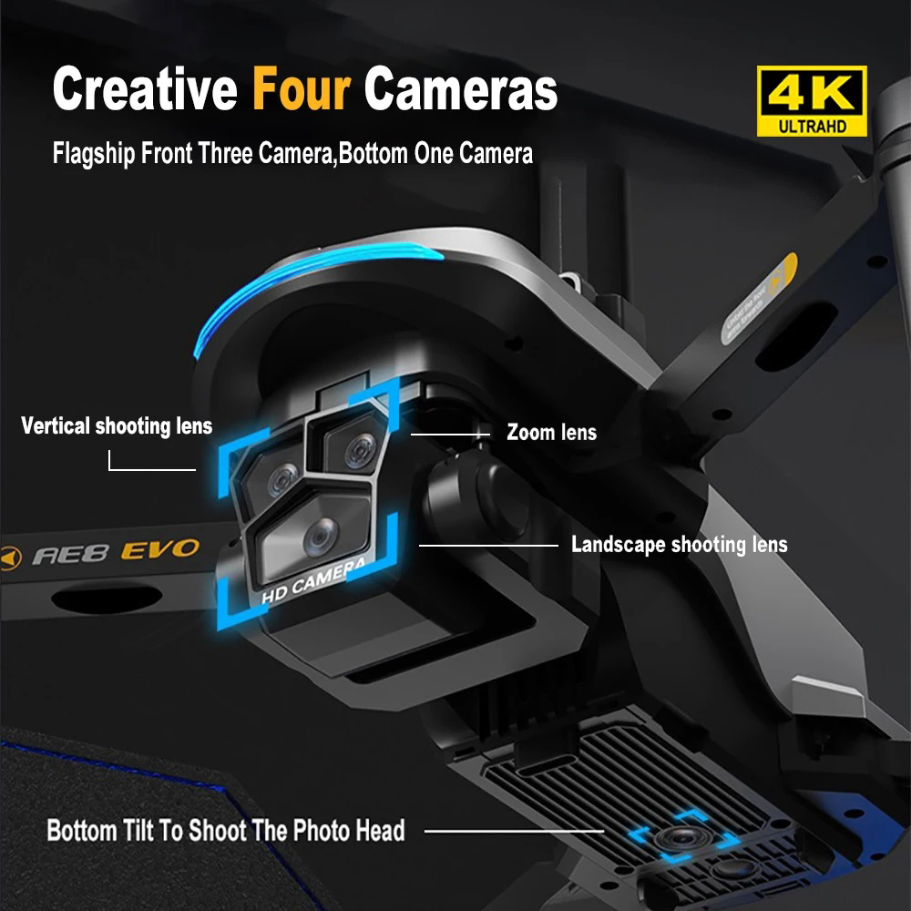AE8 EVO Drone 4K Professional  - Drone Camera Night Vision incelemesi ve fiyatı