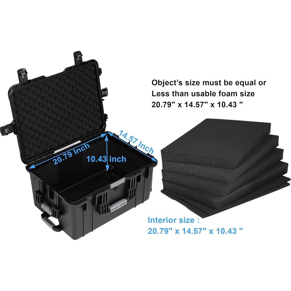 24.5 Rolling Waterproof Case w - Drone Camera Waterproof incelemesi ve fiyatı
