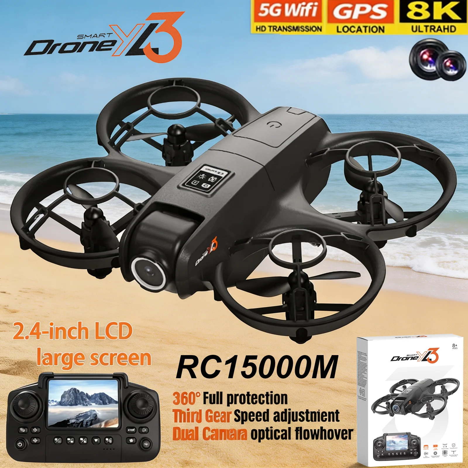 New YL3 RC Drone 8K 1080P Wide - Drone Camera Wide Angle incelemesi ve fiyatı
