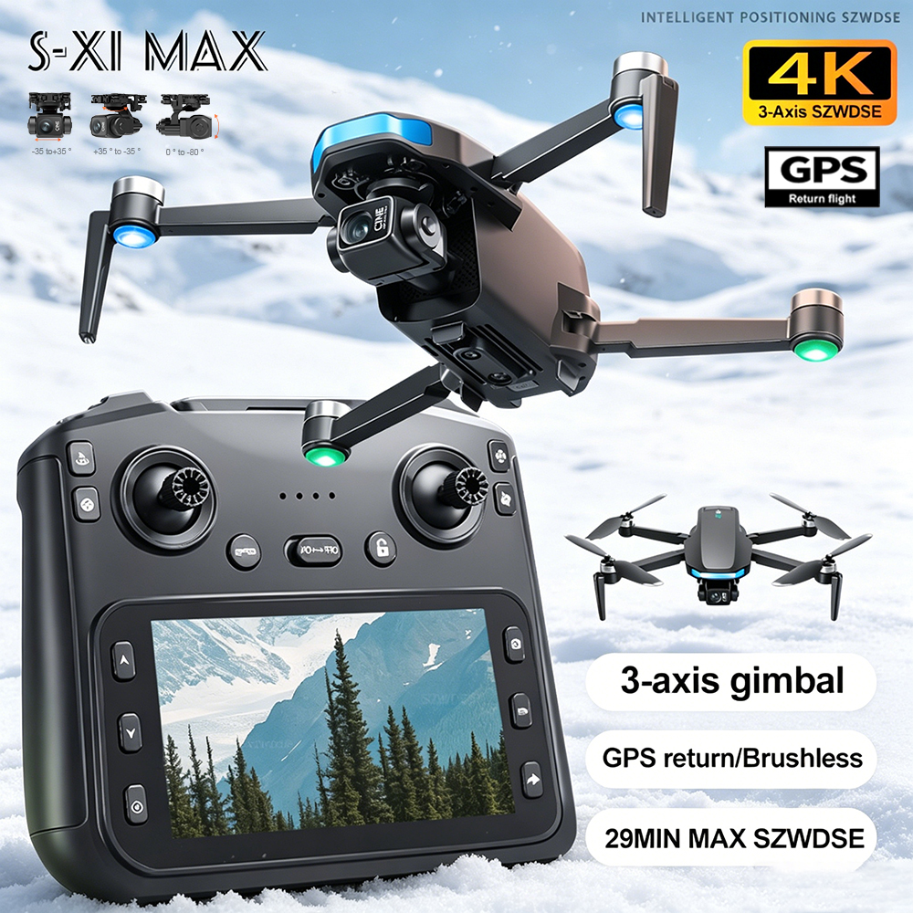 New S-X1 MAX Drone GPS 8K Prof - Drone Camera Mount incelemesi ve fiyatı