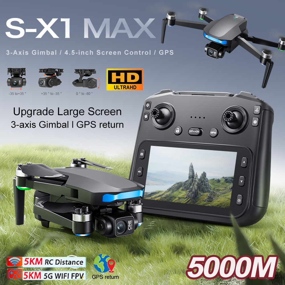 New S-X1 MAX Drone GPS 8K Prof - Drone Camera Mount incelemesi ve fiyatı