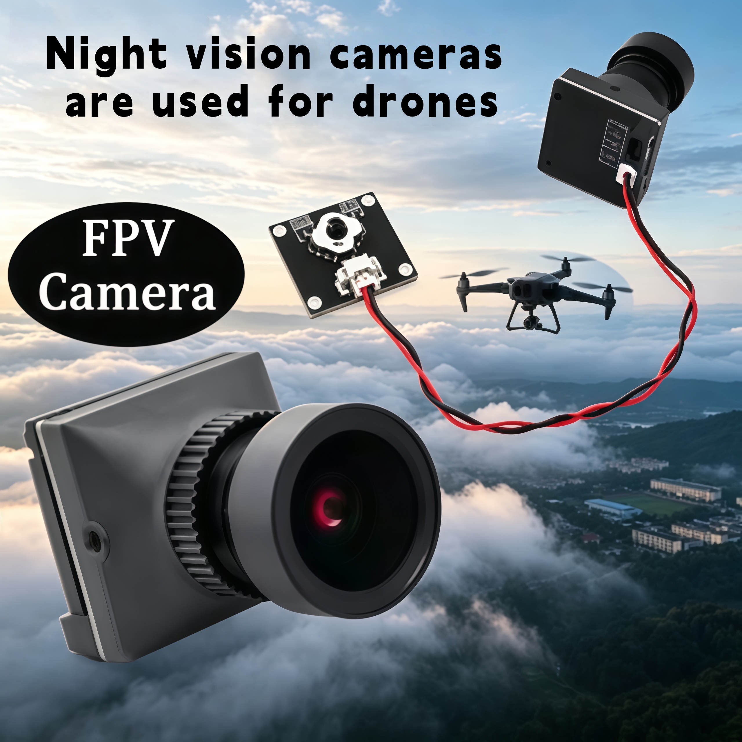 1500TVL HD CADDX Snail FPV Cam - Drone Camera Lens incelemesi ve fiyatı