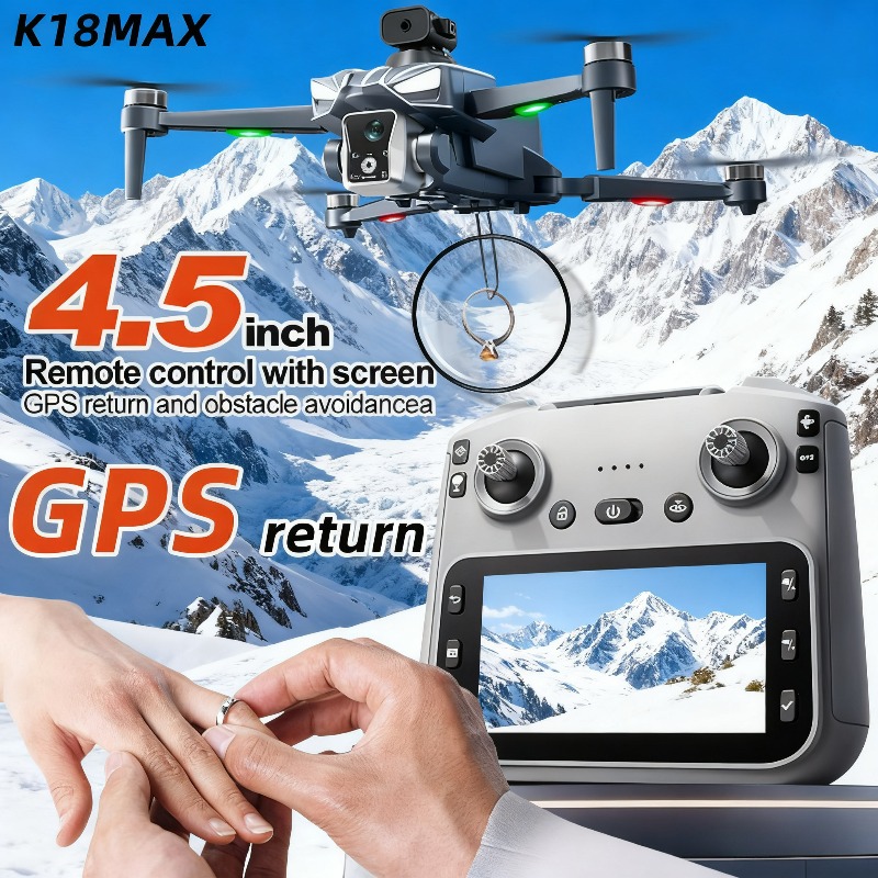 K18MAX 5G GPS Folding Drone, 8 - Drone Camera Mount incelemesi ve fiyatı