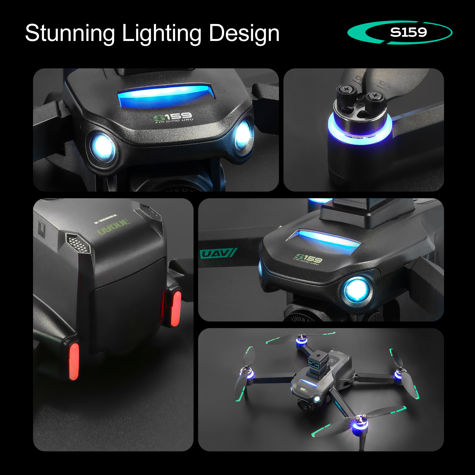 S159 GPS Drone 4K Profesional  - Drone Camera Mount incelemesi ve fiyatı